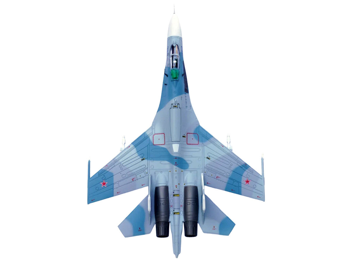 Sukhoi Su-27 Flanker-B Aircraft "Blue 388 Paris Air Show" (1989) Soviet Air Force 1/100 Diecast Model Airplane by Legion