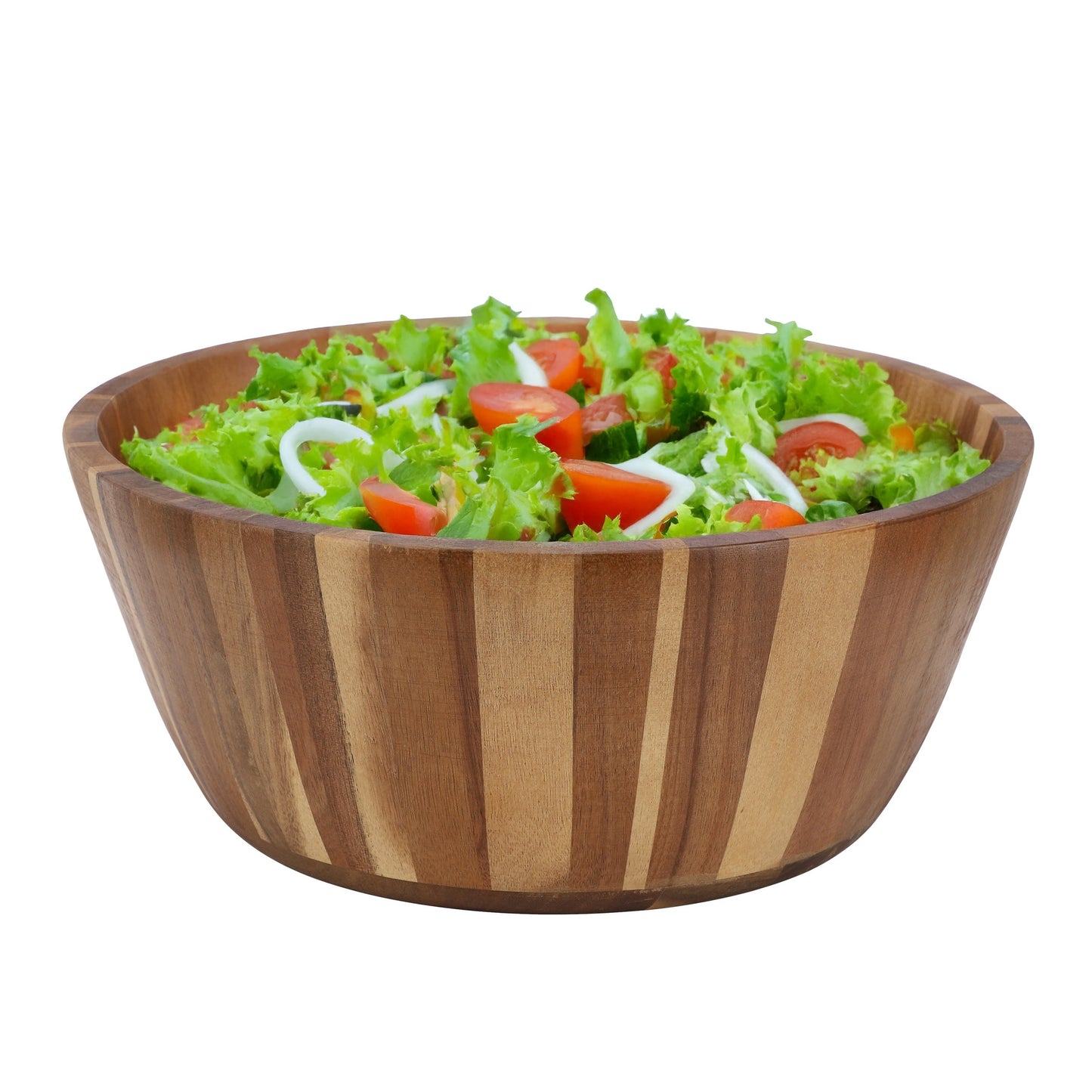 MegaChef 13.8 Inch Jumbo Acacia Wood Salad Bowl