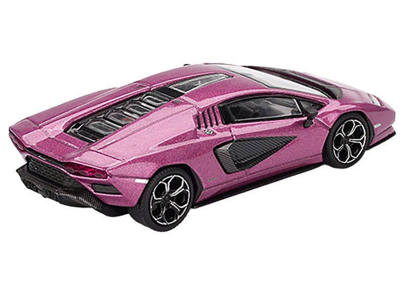 Lamborghini Countach LPI 800-4 Viola 30th Metallic Limited Edition 1/64 Diecast Model Car by Mini GT