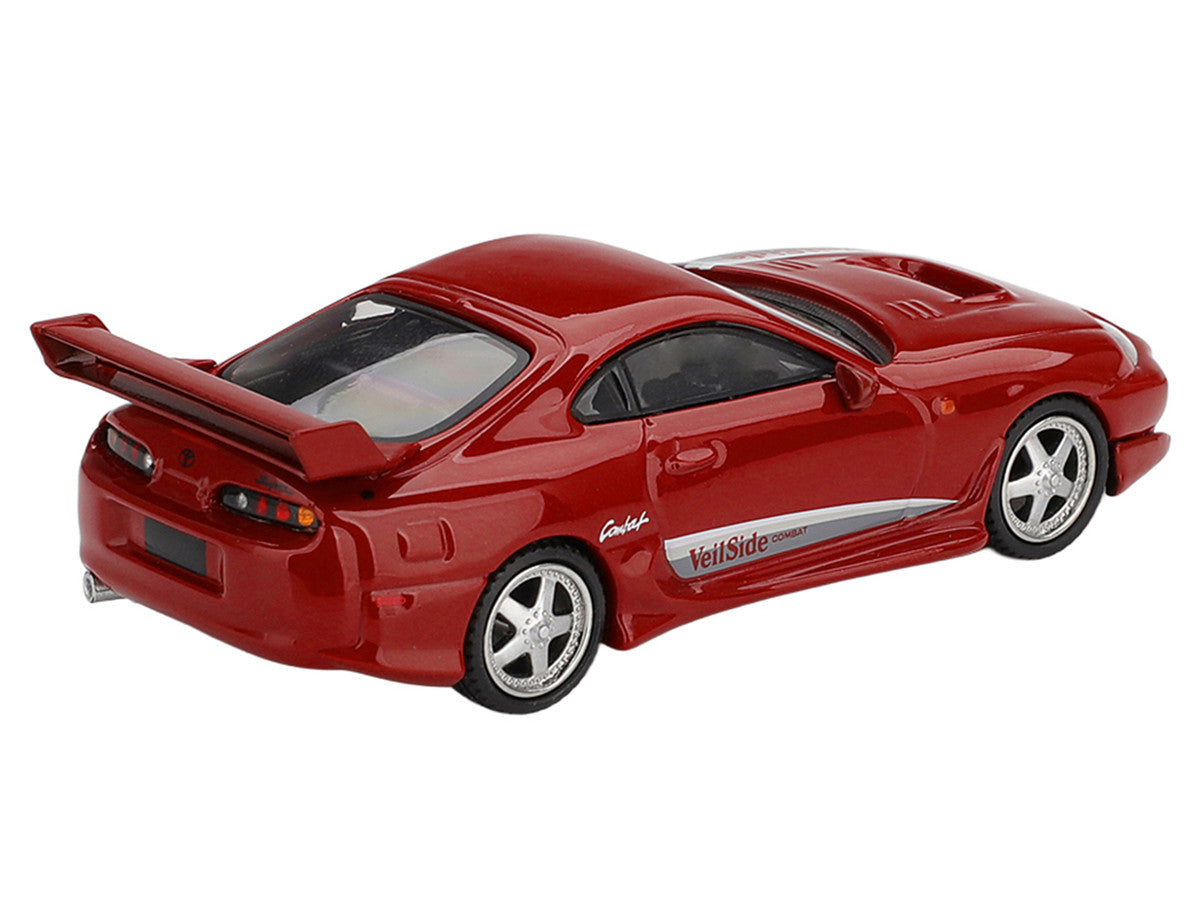 Toyota Supra "VeilSide Combat V-I" Red Limited Edition 1/64 Diecast Model Car by Mini GT
