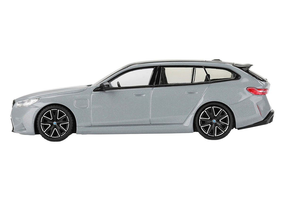BMW M5 Touring Brooklyn Gray Metallic with Sunroof 1/64 Diecast Model Car by Mini GT
