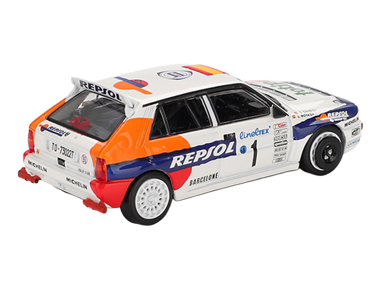 Lancia Delta HF Integrale Evoluzione #1 Carlos Sainz - Luis Moya "Rallye Monte-Carlo" (1993) Limited Edition 1/64 Diecast Model Car by Mini GT
