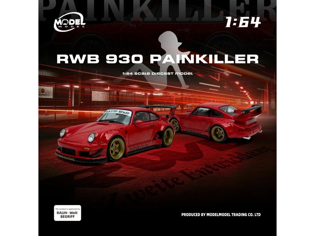 RWB 930 "Painkiller" Red 1/64 Diecast Model Car by Model Model