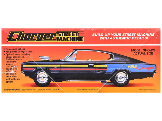 Skill 2 Model Kit 1967 Dodge Charger Street Machine 1/25 Scale Model by MPC