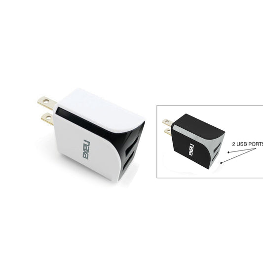 10 Watt 2.1 Amp Dual USB Car Charger White