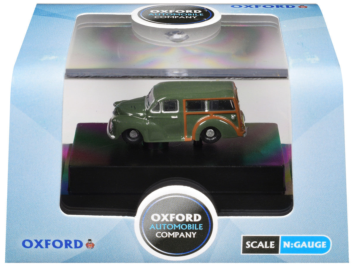Morris Minor Traveller Almond Green 1/148 (N) Scale Diecast Model Car by Oxford Diecast