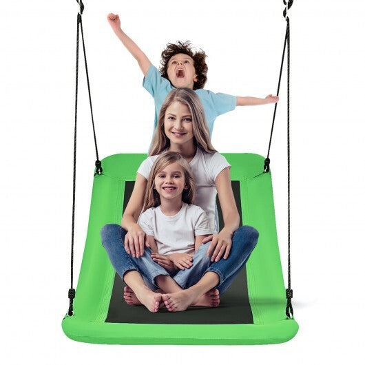 700lb Giant 60 Inch Platform Tree Swing for Kids and Adults-Multicolor