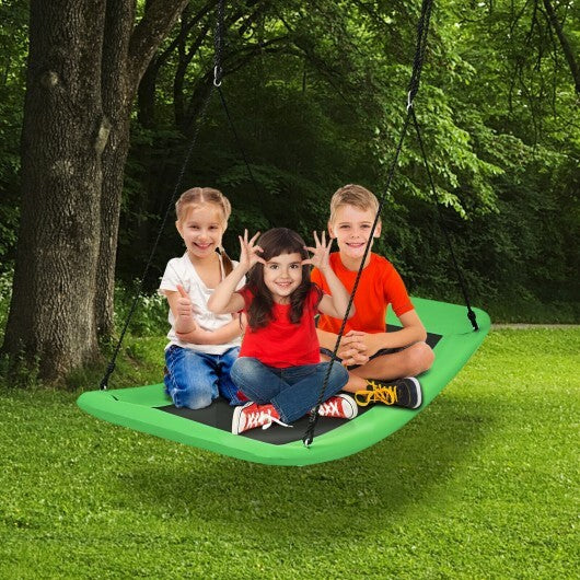 700lb Giant 60 Inch Platform Tree Swing for Kids and Adults-Multicolor