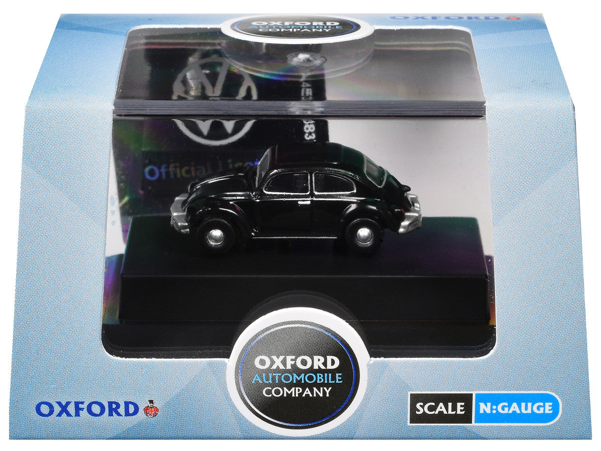 Volkswagen Beetle Black 1/148 (N) Scale Diecast Model Car by Oxford Diecast