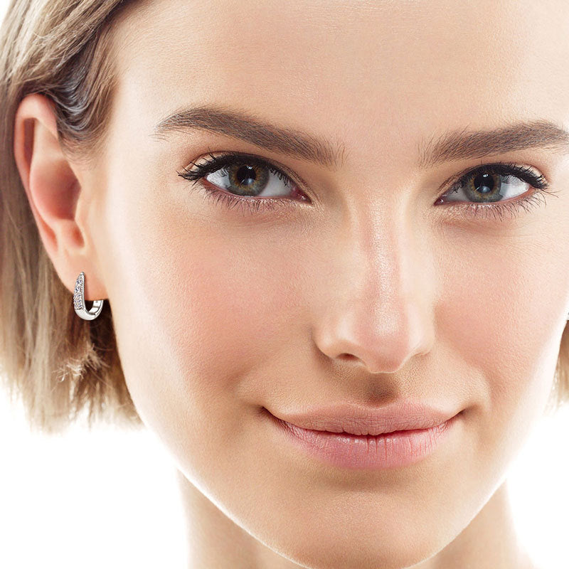 European And American Diamond Earrings For Women