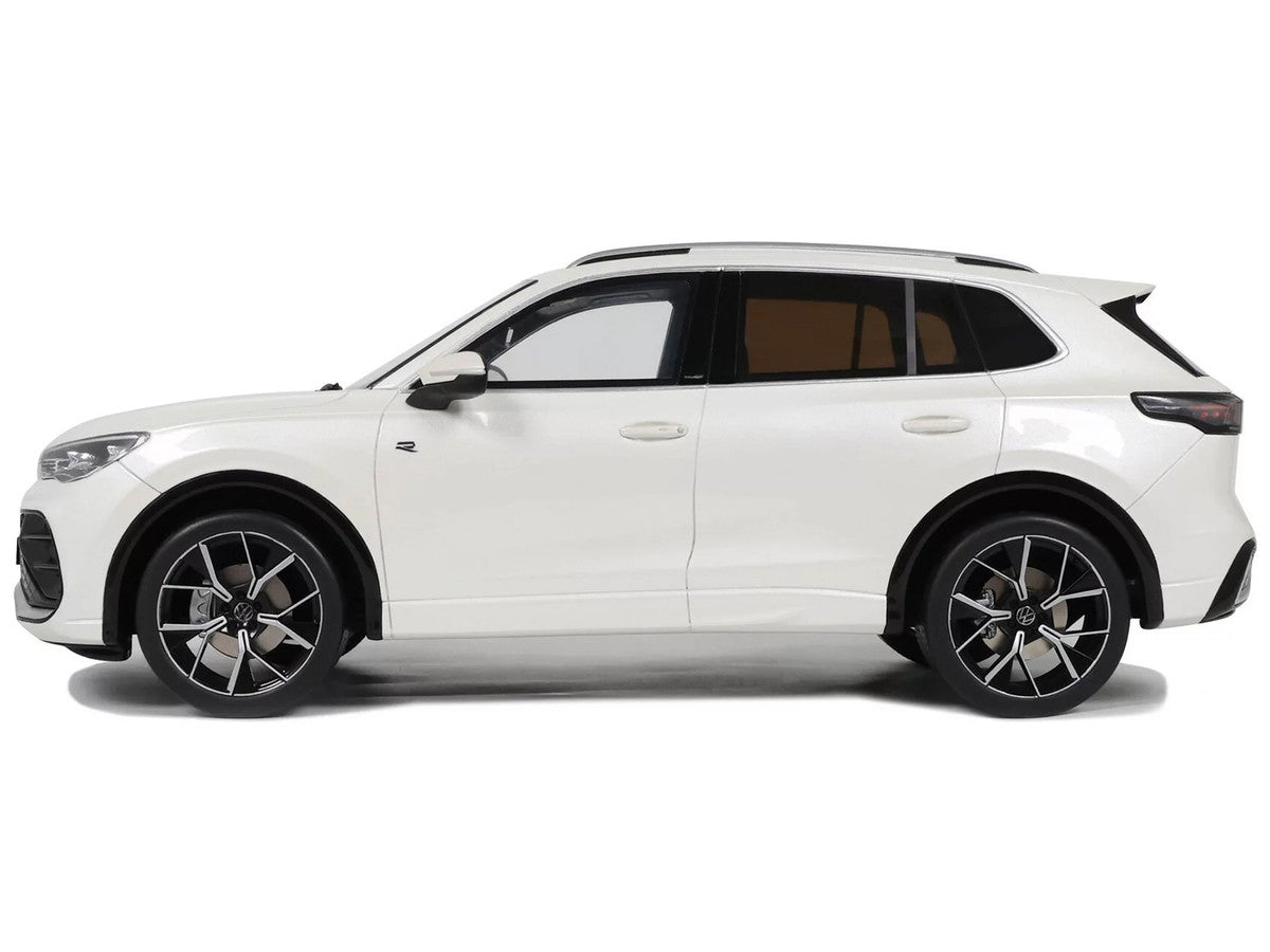 2024 Volkswagen Tiguan E Tsi R-Line Oryx White Pearl Limited Edition to 999 pieces Worldwide 1/18 Model Car by Otto Mobile