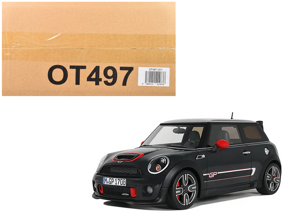 2012 Mini JCW GP2 R56 Thunder Gray Metallic with Light Gray Top Limited Edition to 2000 pieces Worldwide 1/18 Model Car by Otto Mobile