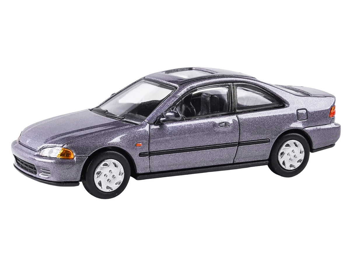 1995 Honda Civic Coupe EJ1 Horizon Gray Metallic with Sunroof 1/64 Diecast Model Car by Paragon