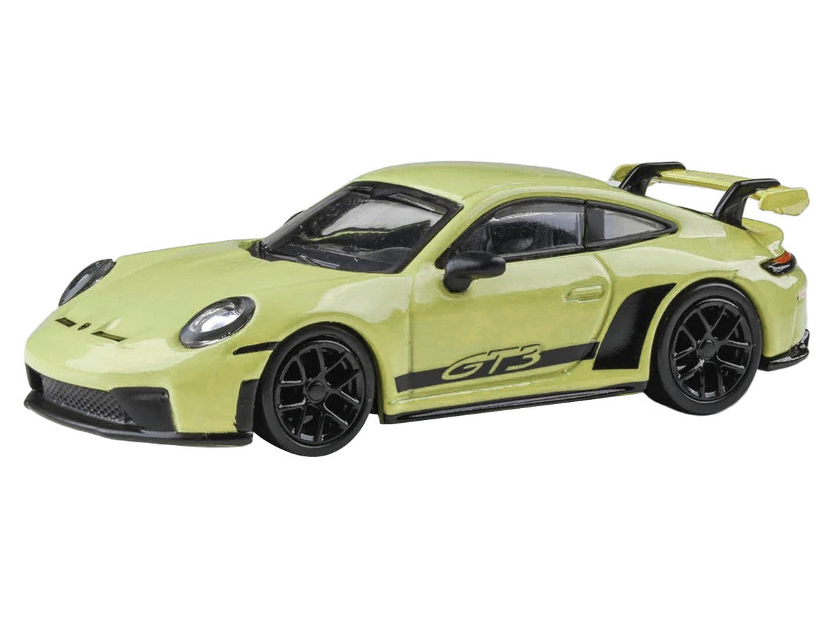 2025 Porsche 911 GT3 (992.2) Cartagena Yellow with Black Stripes 1/64 Diecast Model Car by Paragon Models