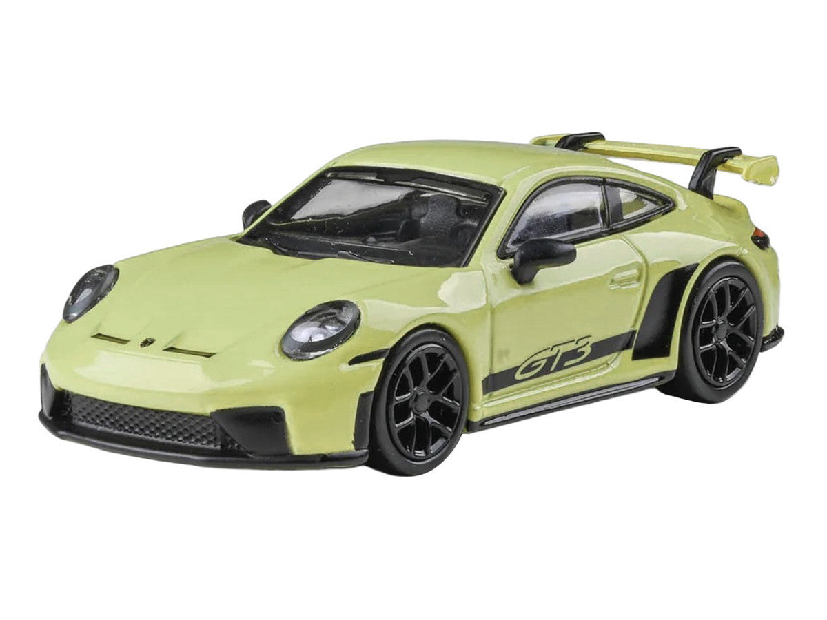 2025 Porsche 911 GT3 (992.2) Cartagena Yellow with Black Stripes 1/64 Diecast Model Car by Paragon Models