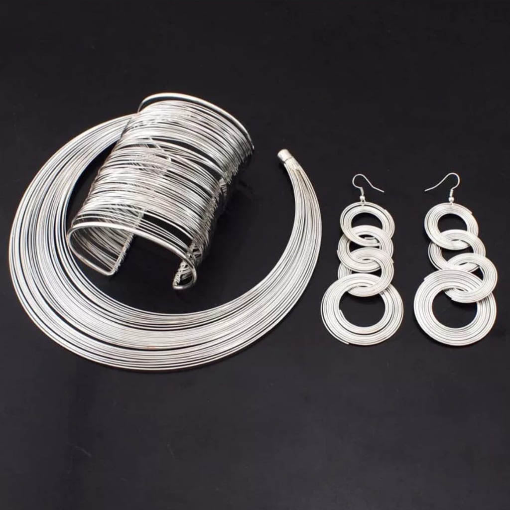 Tribal African Coil Choker