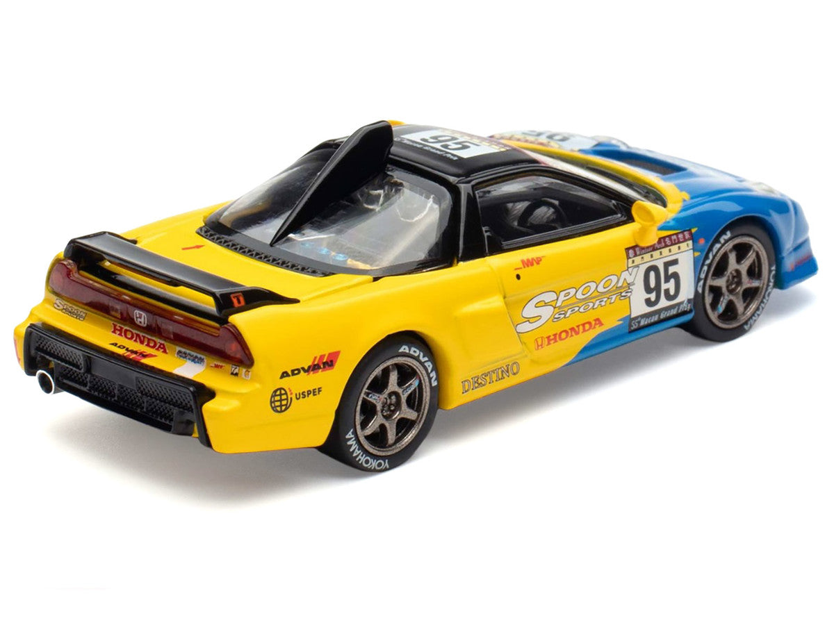 Honda NSX-R GT RHD (Right Hand Drive) #95 Spoon Sports "Macau Cup" "Tokyo Auto Salon - Hong Kong 2025" 1/64 Diecast Model Car by Pop Race