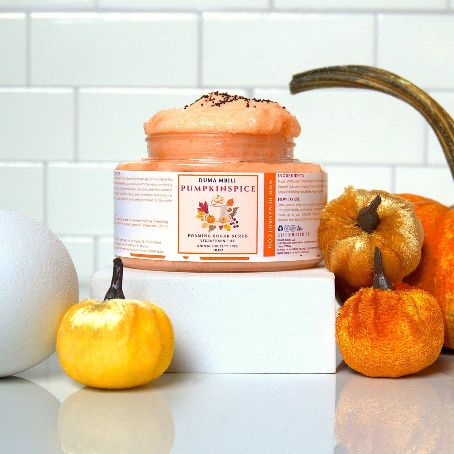 Pumpkin Spice Foaming Body Scrub
