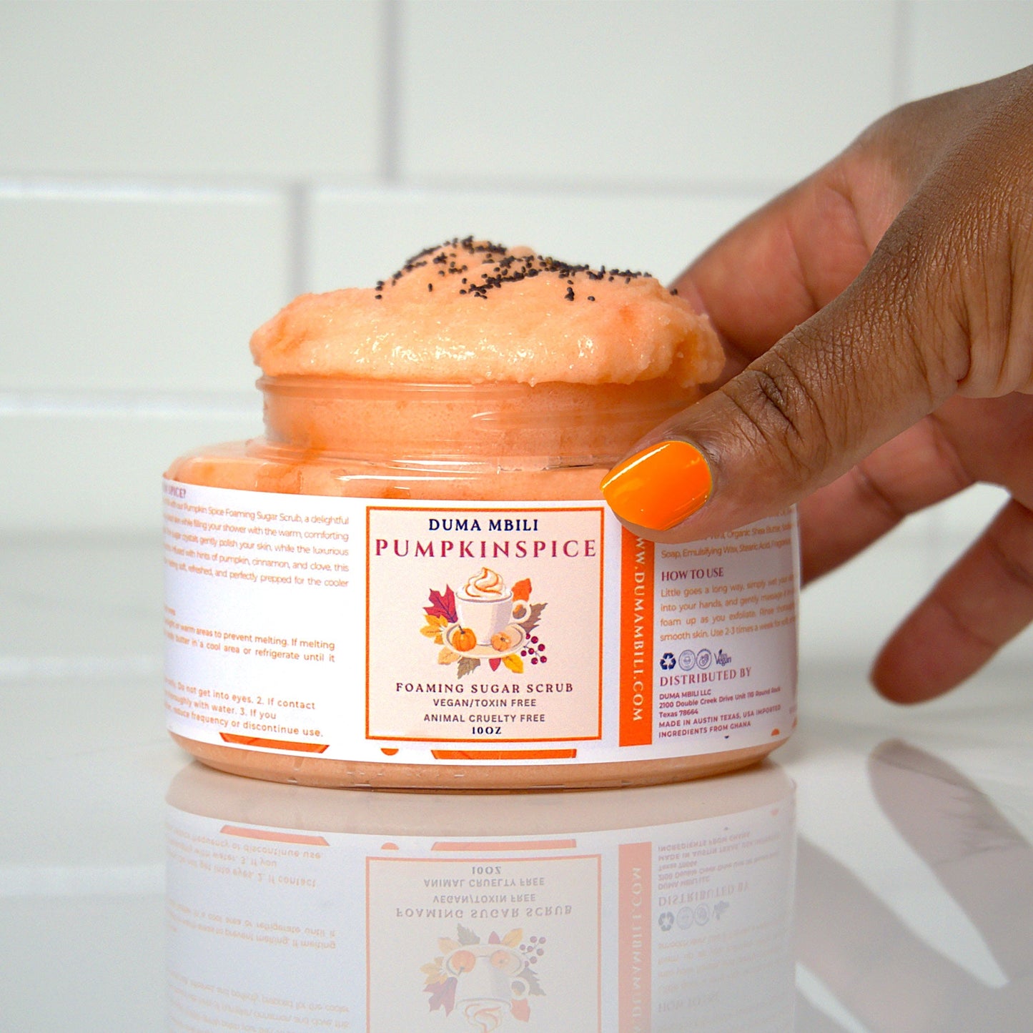 Pumpkin Spice Foaming Body Scrub
