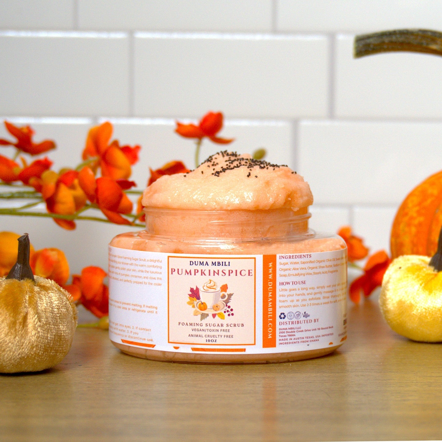 Pumpkin Spice Foaming Body Scrub
