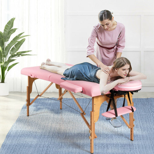 Quick Setup Foldable and Portable Facial Spa Bed with Carry Case