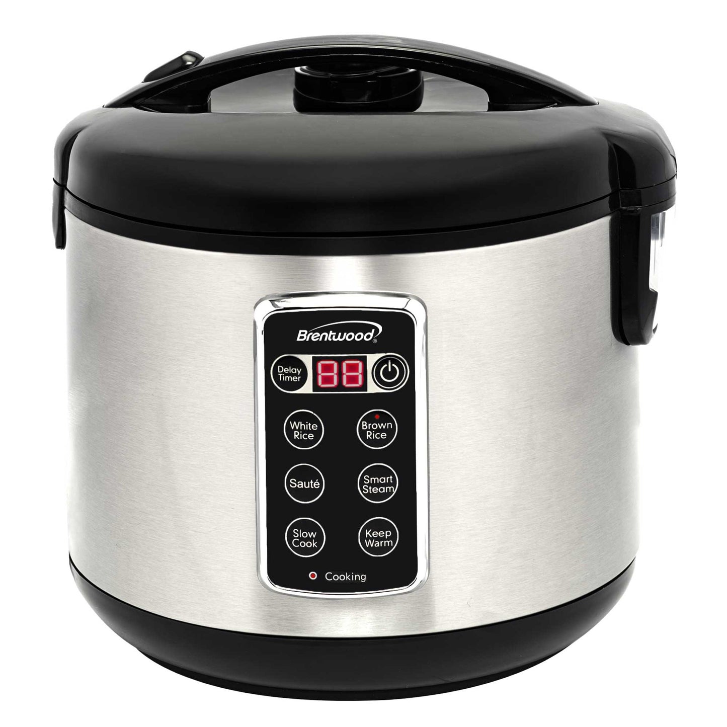 Brentwood 16 Cups 6 Function Smart Multi-Cooker Rice Cooker in Stainless Steel