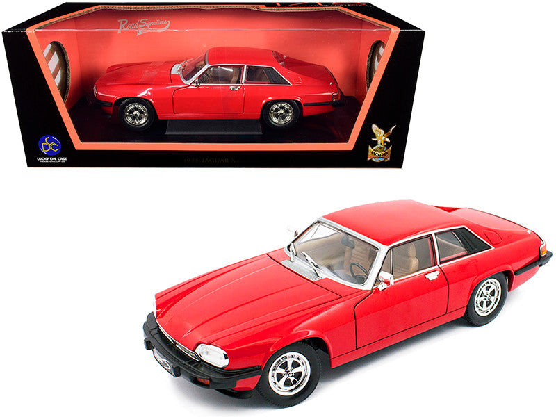 1975 Jaguar XJS Coupe Red 1/18 Diecast Model Car by Road Signature