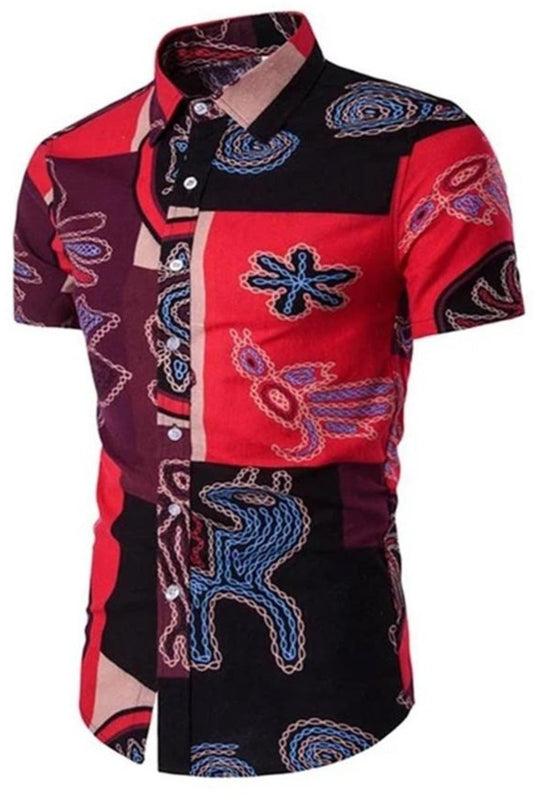 African Print Dashiki Shirt