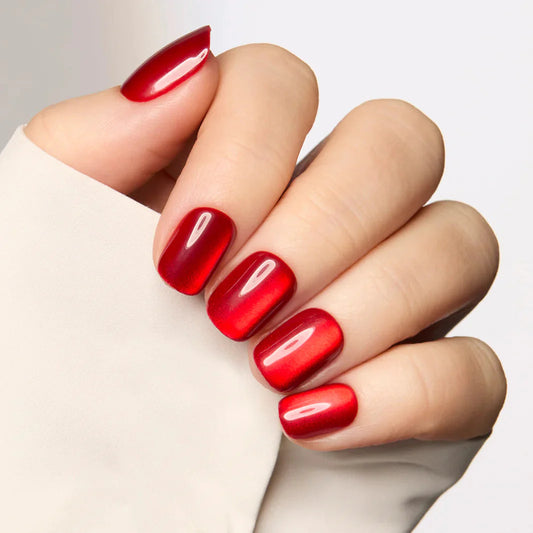 Hot Love Square Nails - Press On Nails | Long Lasting & Reusable