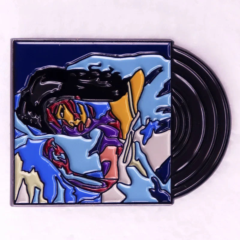 Popular Music Rock Album Enamel Pin Band Punk Brooch Music Lovers Metal Badge Fashion Jewelry Accessories Gifts