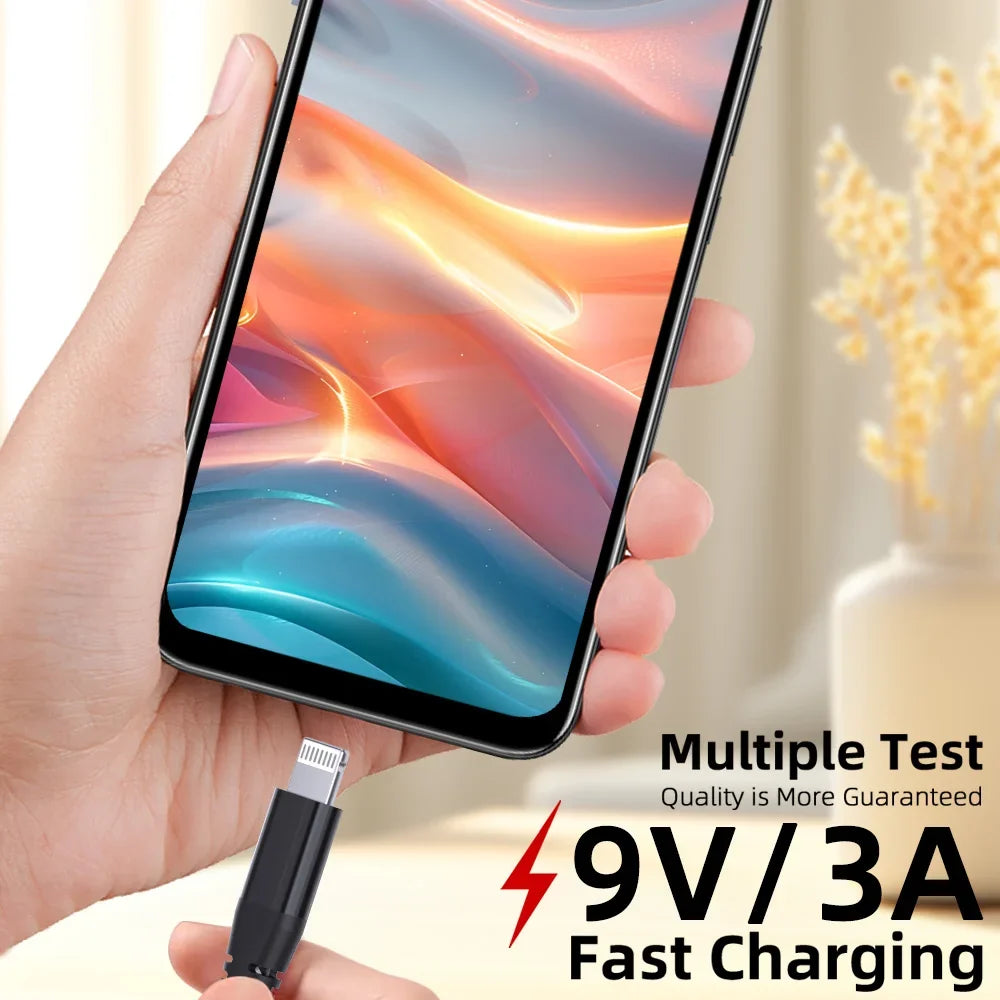 LAIHONEN 1 Pack MFi Certified USB C to Lightning Nylon Braided Fast Charging Cable 1M 2M 3M for iPhone 13 12 11 Pro Max
