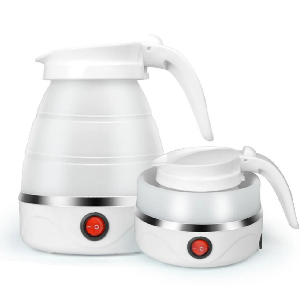 600ML Foldable Electric Travel Kettle Portable Water Boiler