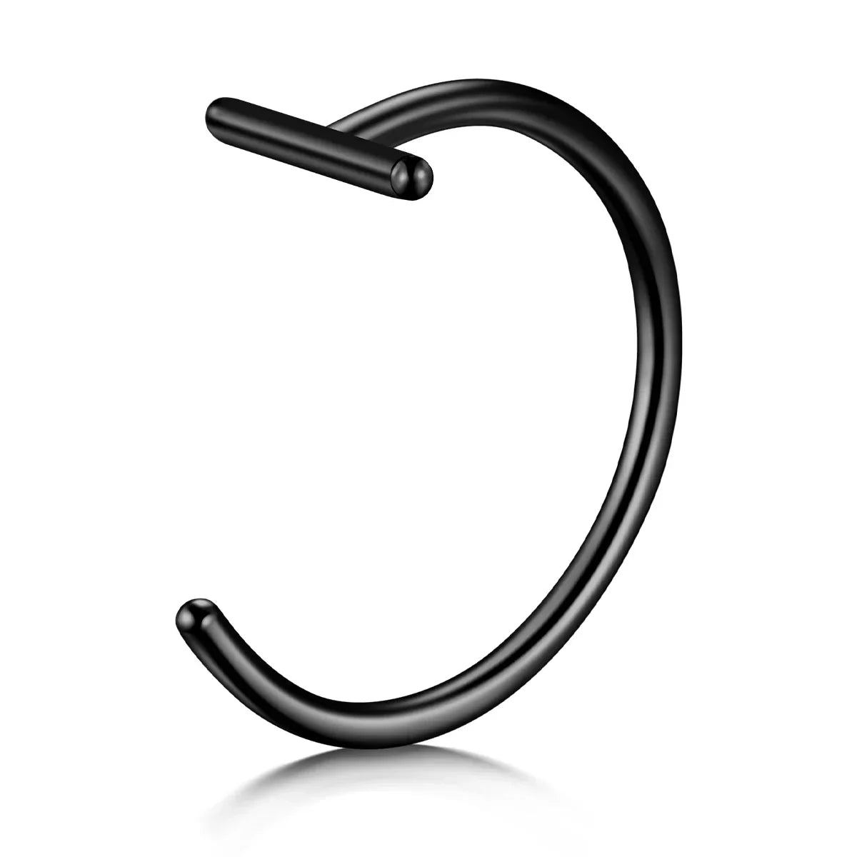 1PCS Fake Piercing Lip Rings Nose Nostril Ring Septum Clip On Mouth Ring Fake Piercing Body Clip Hoop