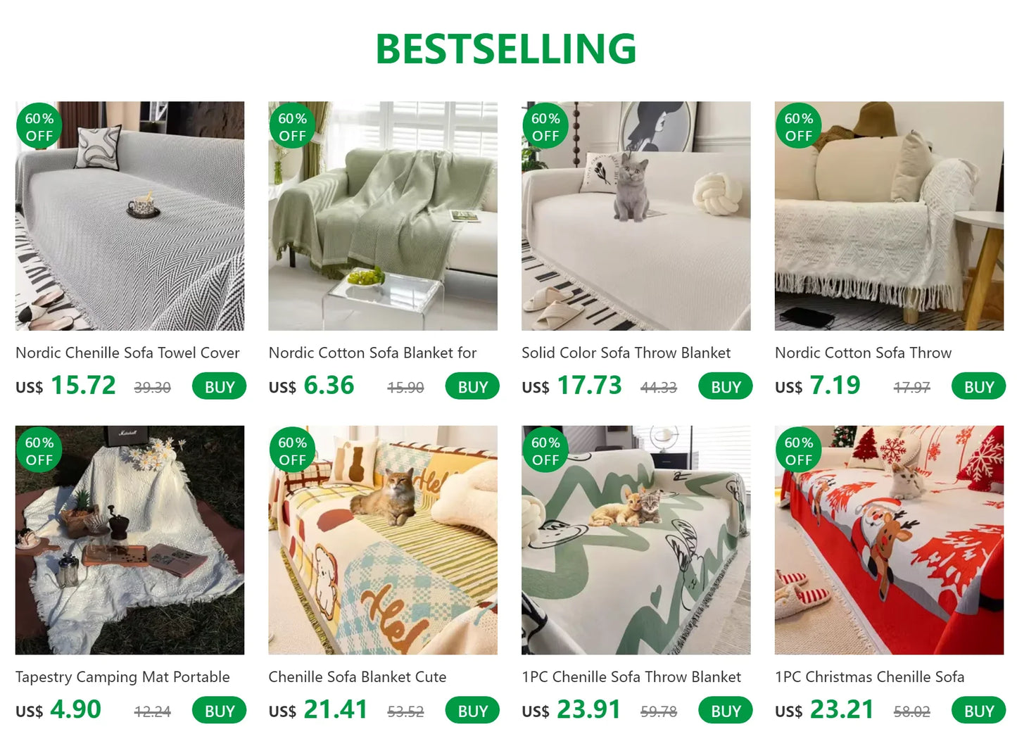 Solid Color Sofa Throw Blanket Non-slip Sofa Slipcovers Pets Kids Dust-proof Couch Armchair Covers Camping Picnic Blankets Home