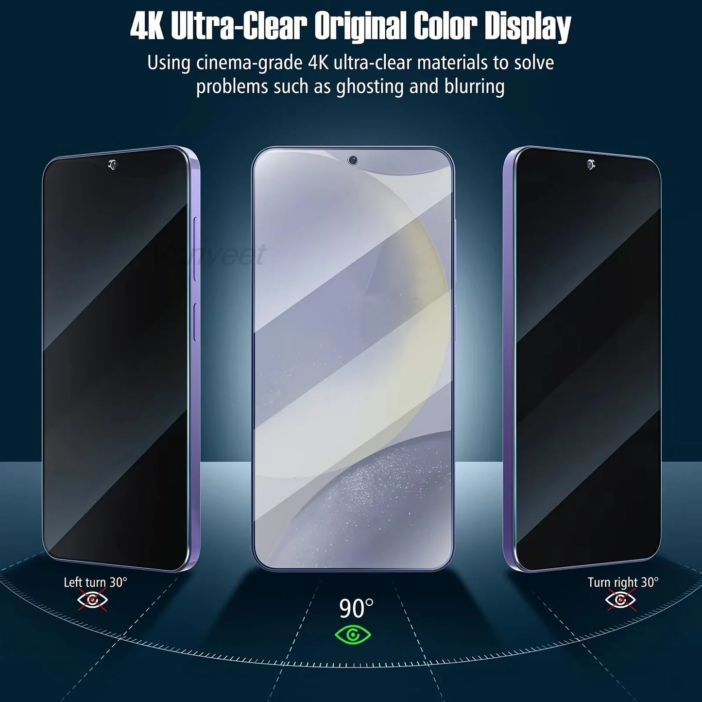 1PCS Anti-Spy Screen Protector For iPhone 17 Pro Max 16 15 14 13 12 11 X XS XR XsMax Air 6 7 8 Se Plus Privacy