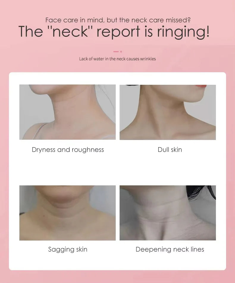 10pcs Goat Milk Neck Mask Collagen Firming Hydrating Crystal Neck Masks Skincare Nourishing Brightening Beauty Necks Skin Care