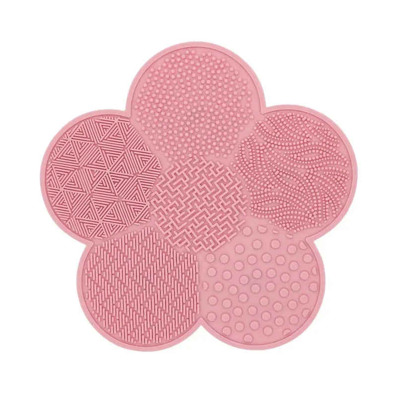 Silicone Makeup Brush Cleaner Folding Powder Puff Cleaning Bowl Eyeshadow Brushes Washing Soft Mat Beauty Tools Scrubber Box
