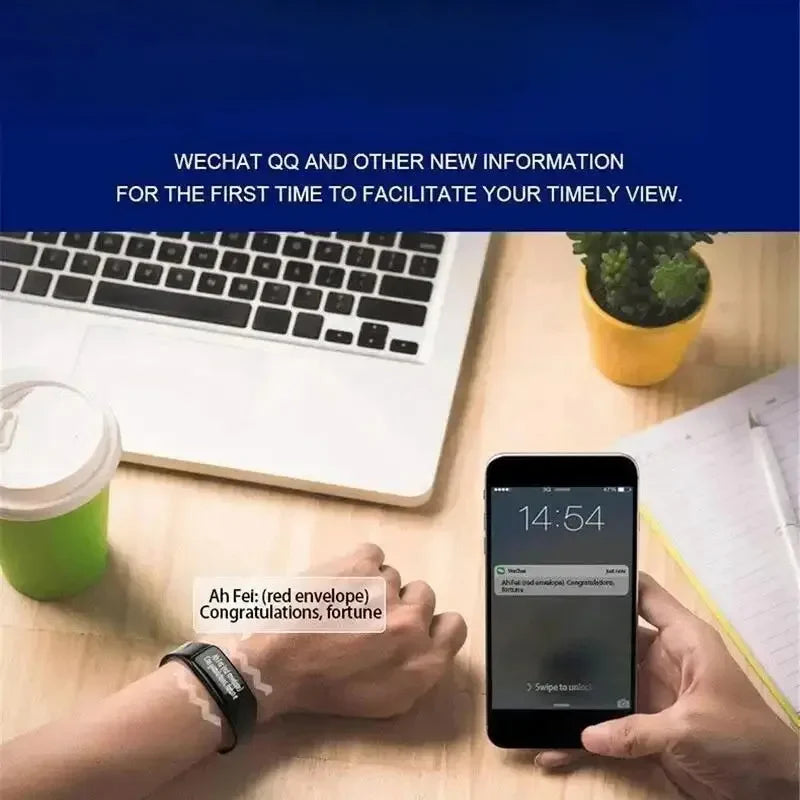 Smart Watch C1 Plus Bluetooth Step Counting Sports Bracelet Fitness Tracker Heart Rate Blood Pressure Sleep Men Women Gift