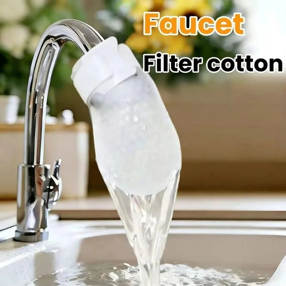 20/50Pcs Anti-splash Faucet Filter Cotton Thickened Filter Disposable Tap Water Filter Bag Removes Impurities