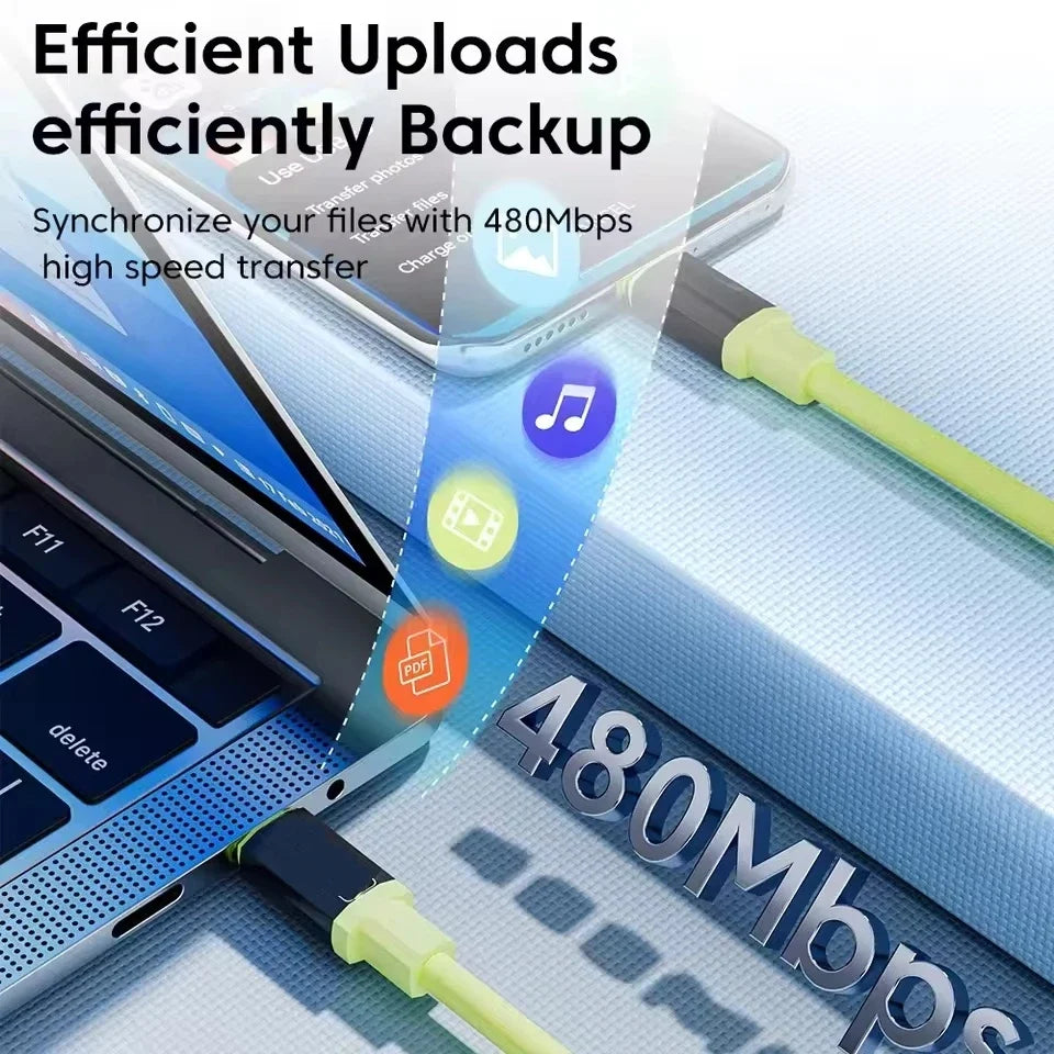 3/1PCS USB C Cable to USB C 240W Fast Charging Charger Cable Supports Fast Charging For iPhone 16 15 Samsung Xiaomi Huawei