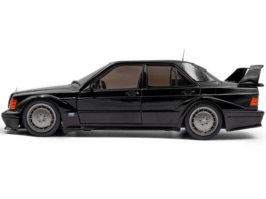 Mercedes Benz 190 Evolution II (W201) "Solido Works" Black 1/18 Diecast Model Car by Solido
