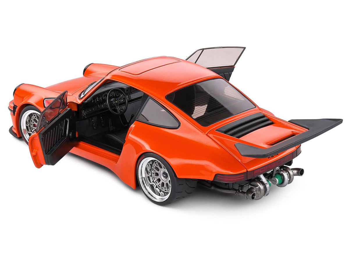 2022 Porsche 911 KS-R Orange Metallic 1/18 Diecast Model Car by Solido