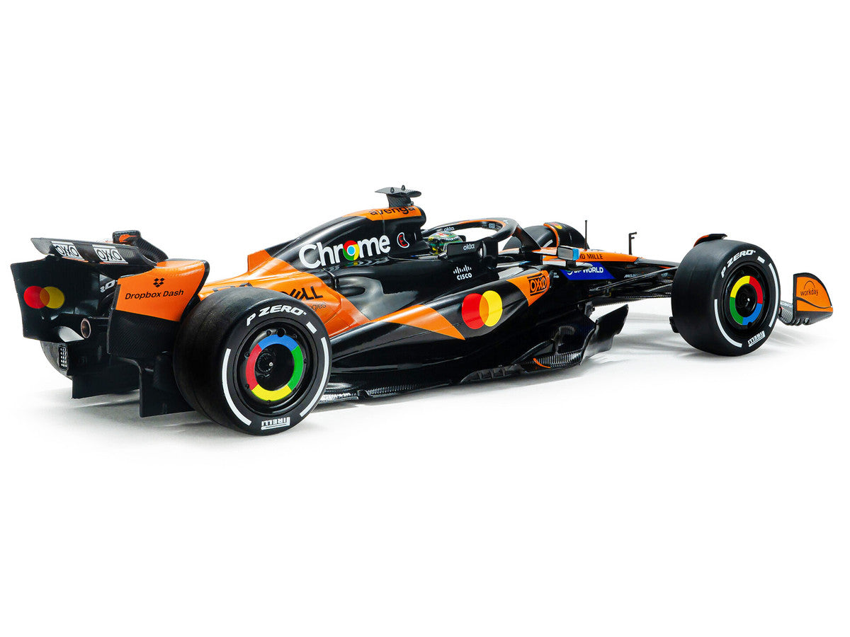 McLaren MCL39 #81 Oscar Piastri "OKX" Winner Formula One F1 "Chinese GP" (2025) "Competition" Series 1/18 Diecast Model Car by Solido