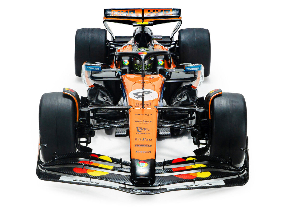 McLaren MCL39 #4 Lando Norris "OKX" Winner Formula One F1 "Monaco GP" (2025) "Competition" Series 1/18 Diecast Model Car by Solido