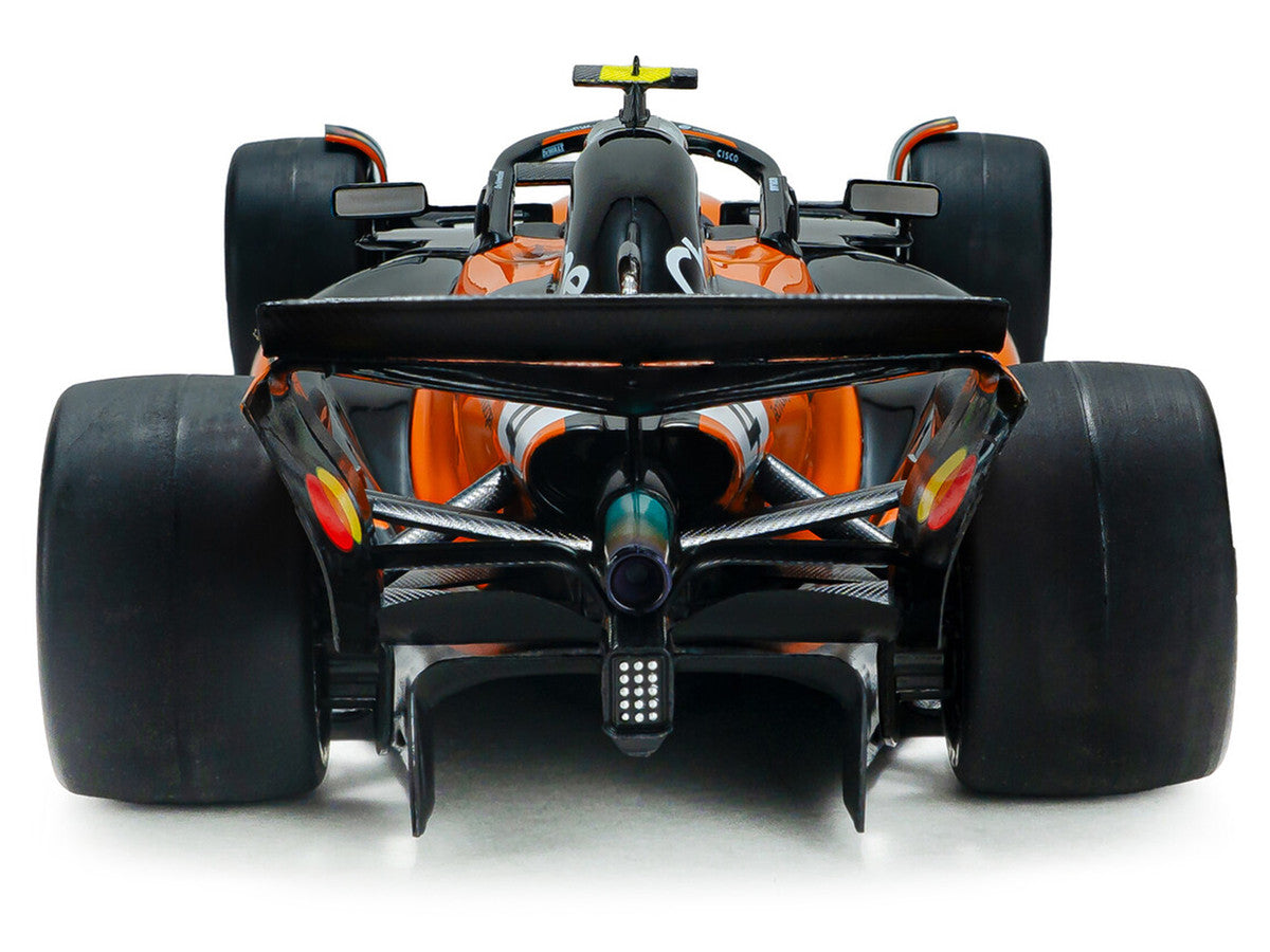 McLaren MCL39 #4 Lando Norris "OKX" Winner Formula One F1 "Monaco GP" (2025) "Competition" Series 1/18 Diecast Model Car by Solido