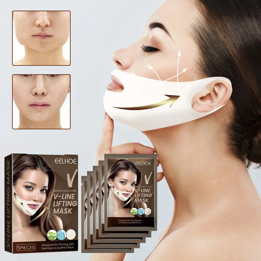 V-Shape Firming Face-lift Slimming Mask Removal Masseter Muscle Double Chin Face Fat Burning Anti-aging Beauty Products New