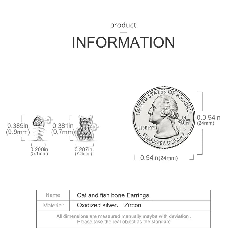 Original 925 Sterling Silver Colorful Cute Animal Pet Stud Earrings For Women Collocation For Girlfriend Birthday Gift