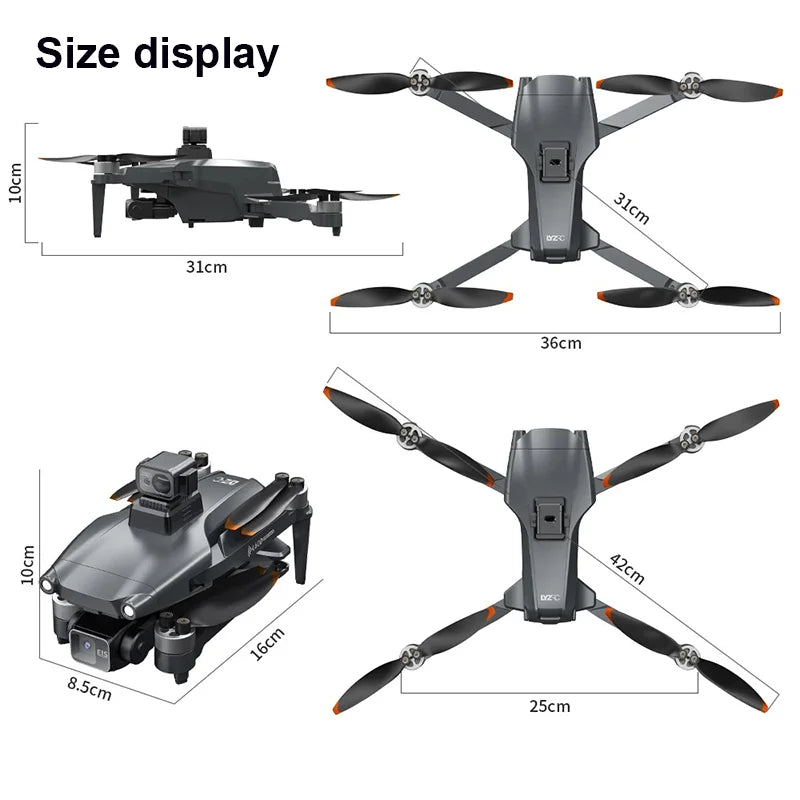 2026 4K Professional HD Dual Camera New L600 PRO MAX GPS Drone 5KM 3-Axis Gimbal 360 Obstacle Avoidance Brushless Quadcopter Toy