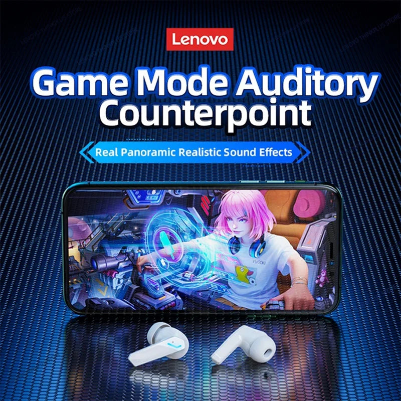 Choice Lenovo GM2 Pro Wireless Bluetooth Headset Gamer Earbuds Wireless Headphones Music Dual Mode Earbuds Music Sport Bluetooth