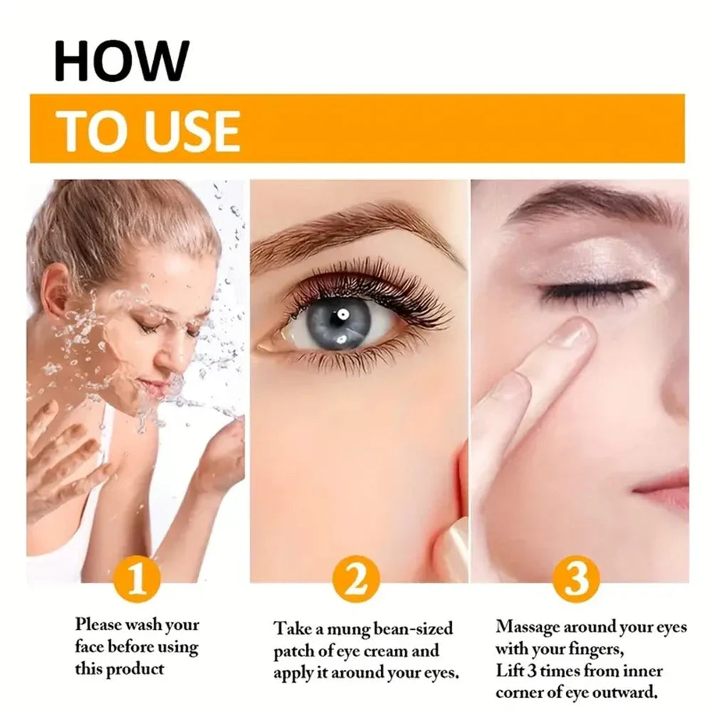 Bee Venom Eye Cream Stick Hydrates and Moisturizes the Skin Around the Eyes, Protects and Nourishes, Making the Light Beige Color More Soft